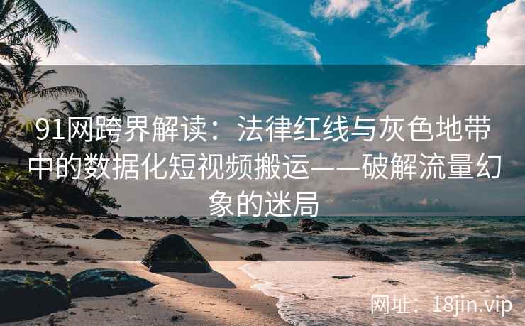 91网跨界解读：法律红线与灰色地带中的数据化短视频搬运——破解流量幻象的迷局