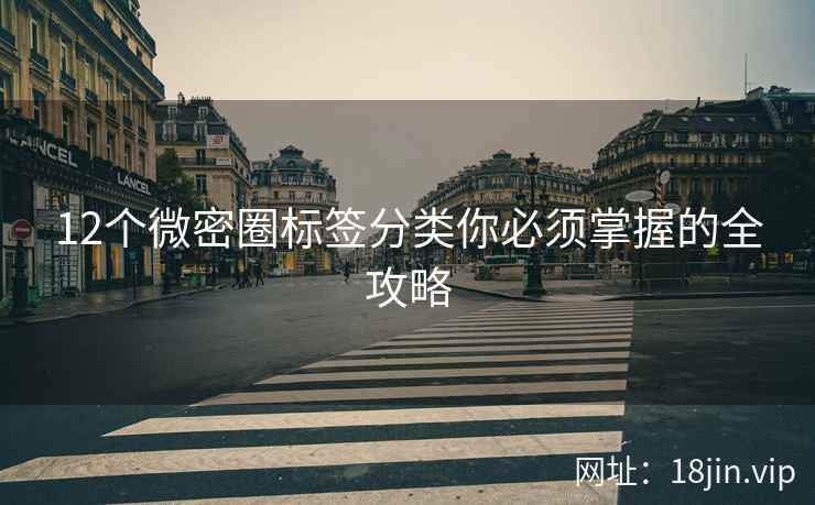 12个微密圈标签分类你必须掌握的全攻略